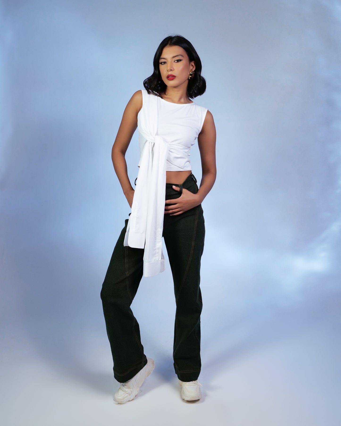 Wrap & Tie Elegance Top