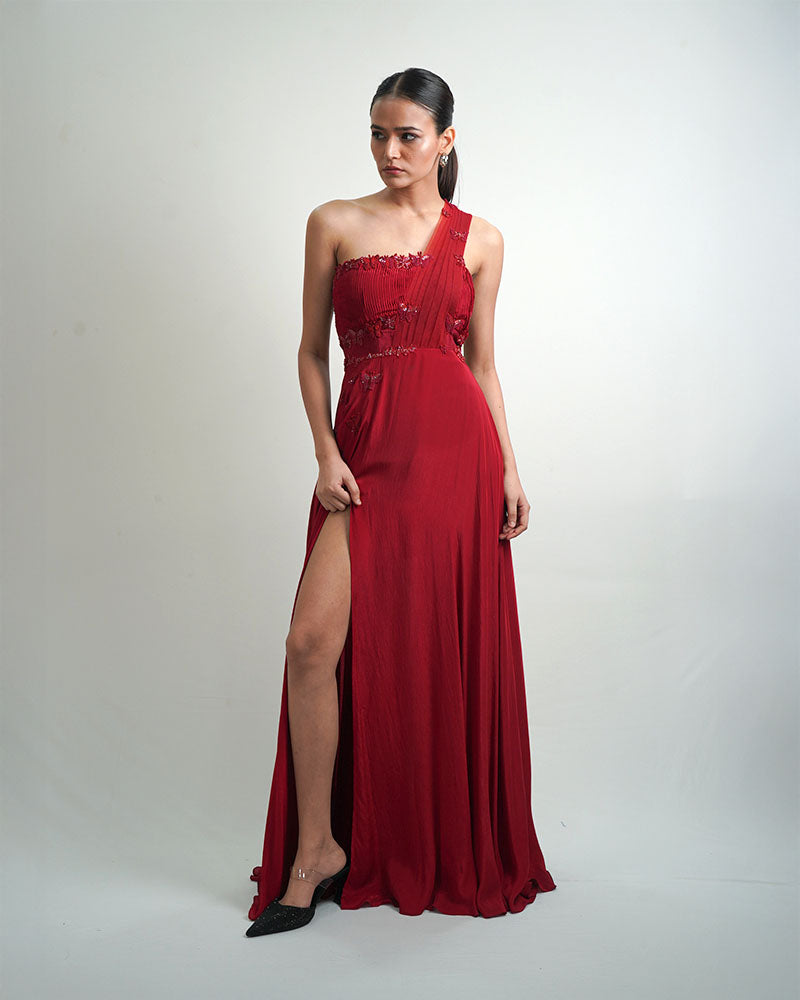 Red Butterfly Gown