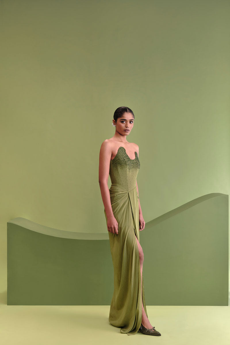 Aura Gown (Olive)