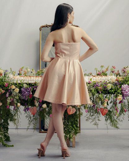 Rosé Babydoll Dress