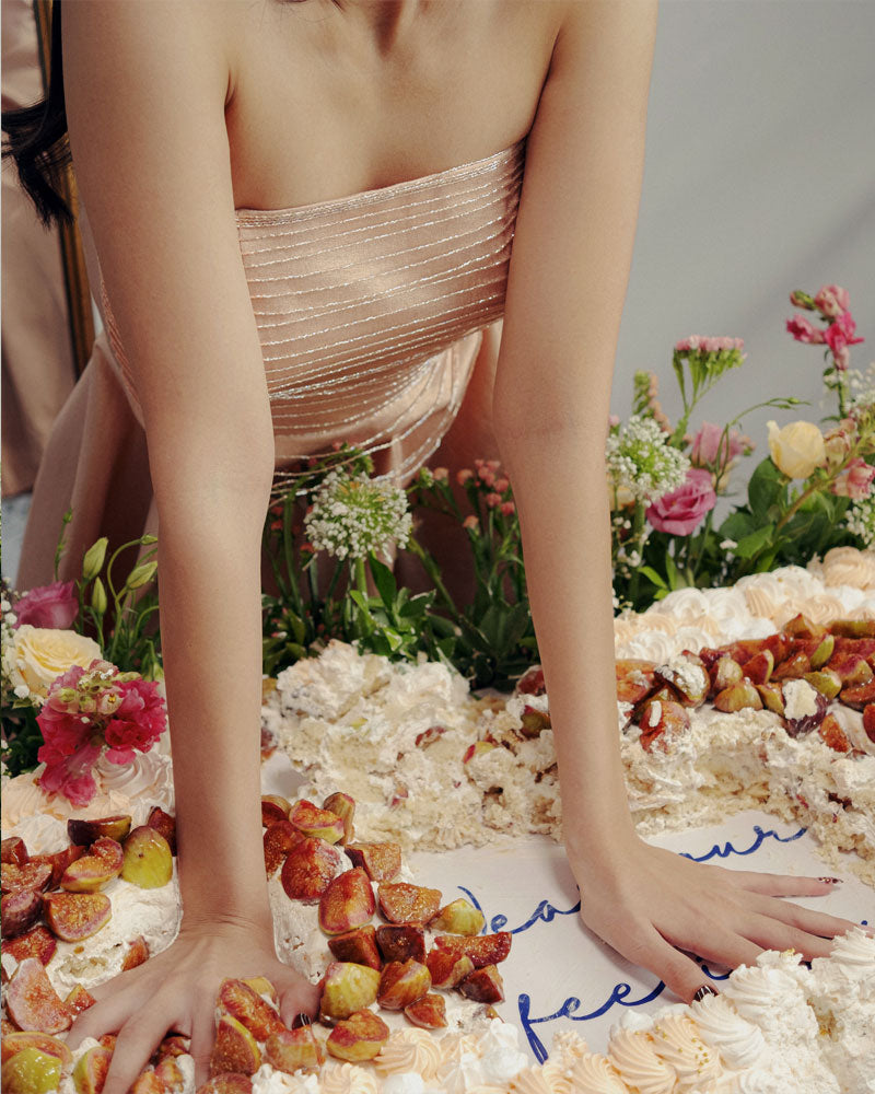 Rosé Babydoll Dress