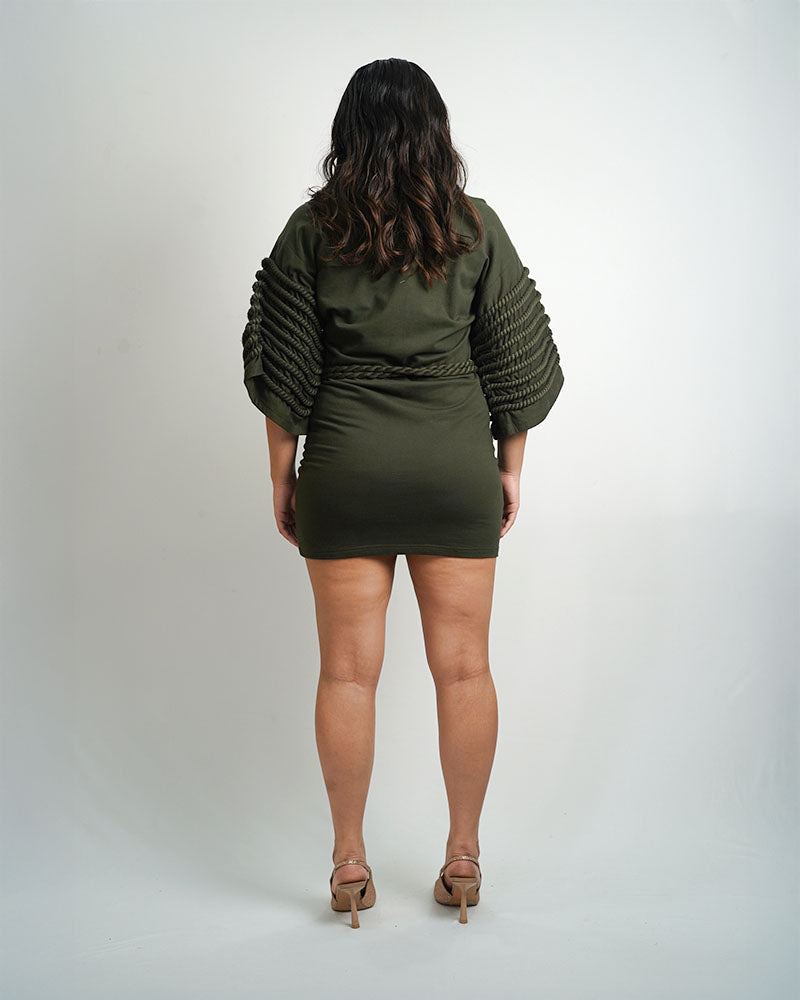 Rope dress Olive