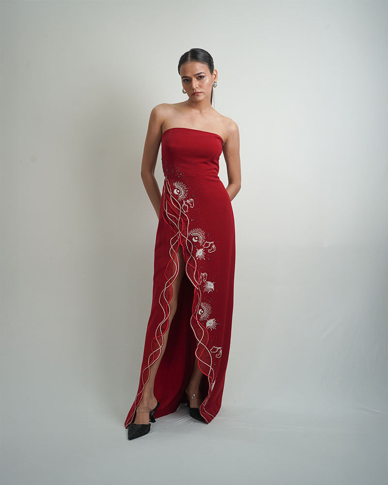 Red Sassy Gown