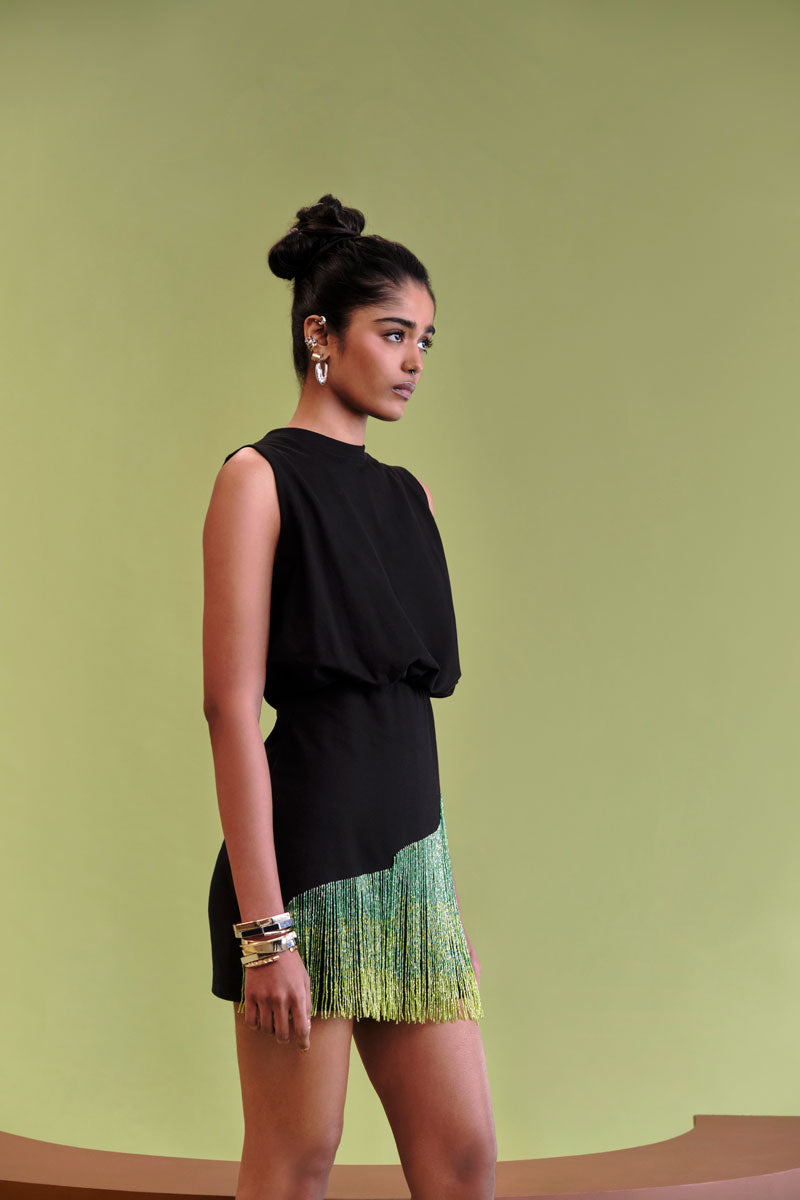 Muscle ombre tshirt dress