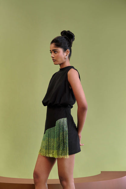 Muscle ombre tshirt dress